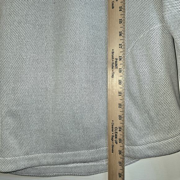 Kyoden Henley Sweatshirt Hoodie Hexagon Top Pullover Womens Sz XL Gray - Picture 16 of 16